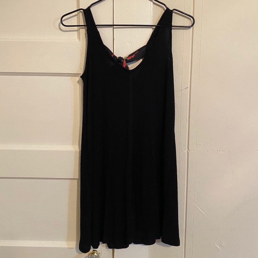 Francesca's Black Slip Dress